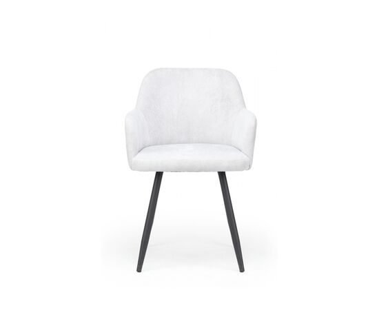 Стул на металлокаркасе Инфини 360 светло-серый (ocean 021) / черный, изображение 3 | Интернет магазин мебели и декора LifeDekor