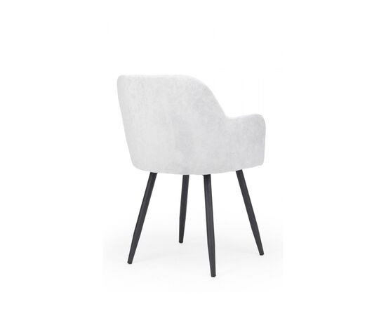 Стул на металлокаркасе Инфини 360 светло-серый (ocean 021) / черный, изображение 5 | Интернет магазин мебели и декора LifeDekor