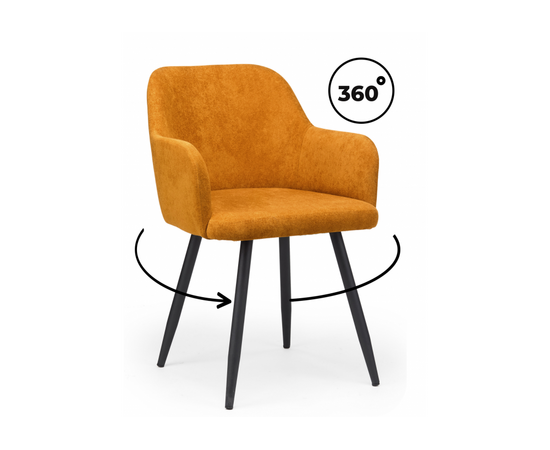 Стул на металлокаркасе Инфини 360 терракота (ocean 015) / черный | Интернет магазин мебели и декора LifeDekor