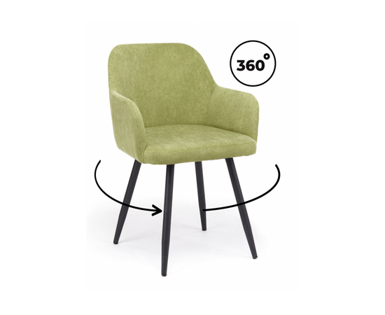 Стул на металлокаркасе Инфини 360 зеленый (ocean 013) / черный | Интернет магазин мебели и декора LifeDekor