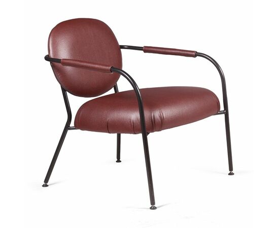 Лаунж кресло EGO, искусственная кожа, бордо | Интернет магазин мебели и декора LifeDekor