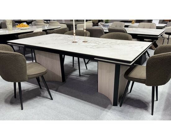 Стол СТРАДИВАРИ 200 GLASTONBURY SAVIA MATT, керамика / Дуб Галиано светлый М-City | Интернет магазин мебели и декора LifeDekor