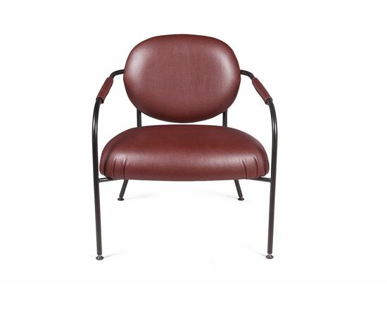 Лаунж кресло EGO, искусственная кожа, бордо, изображение 7 | Интернет магазин мебели и декора LifeDekor