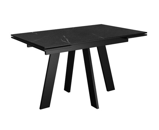 Стол DikLine SKM110 Керамика Черный мрамор/опоры черные | Интернет магазин мебели и декора LifeDekor