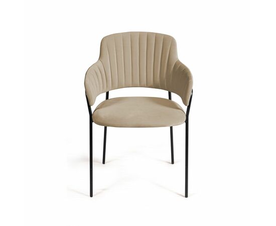 Стул Breeze, бархат бежевый 5, изображение 2 | Интернет магазин мебели и декора LifeDekor