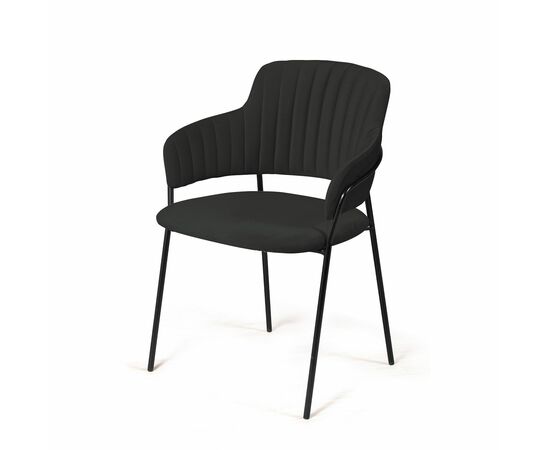 Стул Breeze, бархат антрацит 14 | Интернет магазин мебели и декора LifeDekor