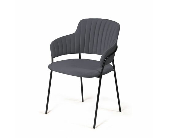 Стул Breeze, бархат серый 27 | Интернет магазин мебели и декора LifeDekor