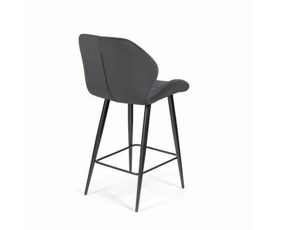 Стул полубарный Crystal, бархат серый 27, изображение 5 | Интернет магазин мебели и декора LifeDekor