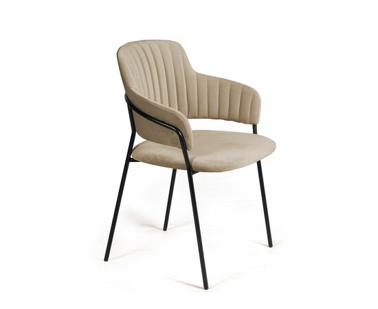 Стул Breeze, бархат бежевый 5, изображение 4 | Интернет магазин мебели и декора LifeDekor