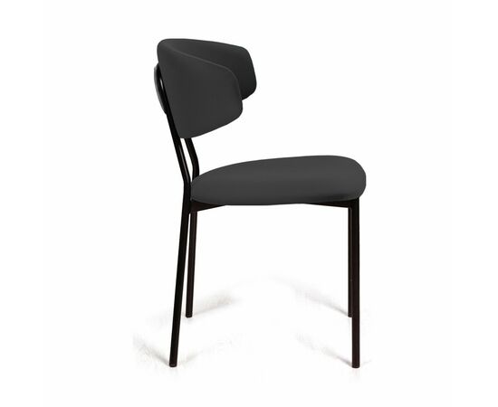 Стул Brad, бархат антрацит 14, изображение 3 | Интернет магазин мебели и декора LifeDekor