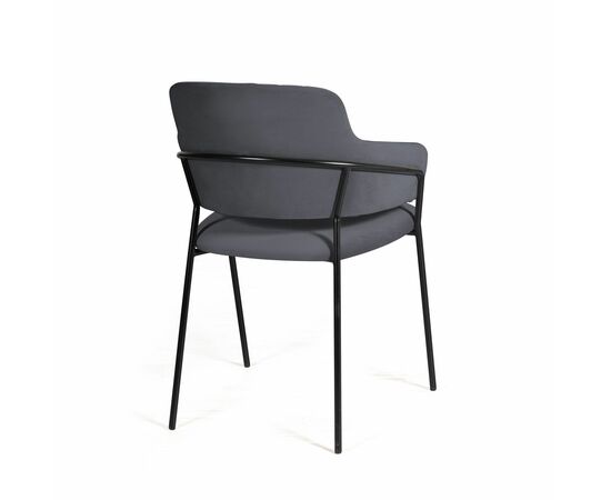 Стул Breeze, бархат серый 27, изображение 5 | Интернет магазин мебели и декора LifeDekor