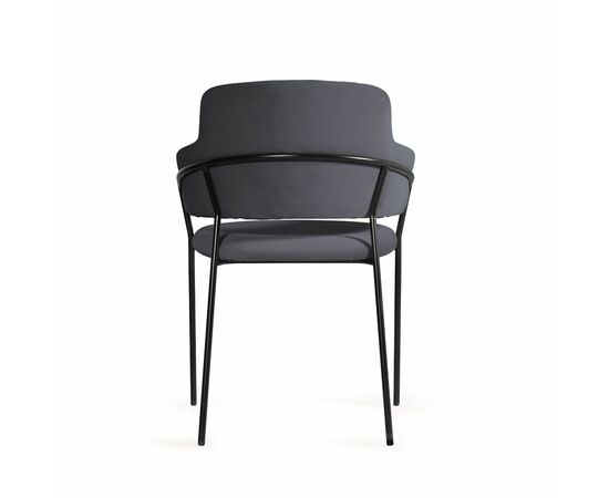 Стул Breeze, бархат серый 27, изображение 6 | Интернет магазин мебели и декора LifeDekor