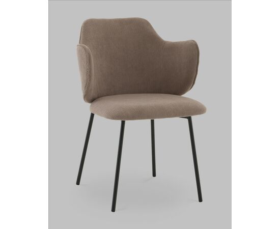 Стул Джиннет NEW велюр капучино, изображение 2 | Интернет магазин мебели и декора LifeDekor