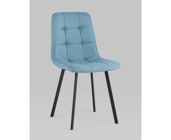 Стул Chilly рогожка голубой, изображение 2 | Интернет магазин мебели и декора LifeDekor