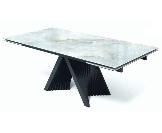 Стол ГАМЛЕТ 200 Glastonbury Savia Matt , керамика / Латте каркас, М-City | Интернет магазин мебели и декора LifeDekor