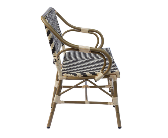 "Кабри" диван двухместный плетенный из искусственного ротанга, цвет бежево-коричневый, изображение 3 | Интернет магазин мебели и декора LifeDekor