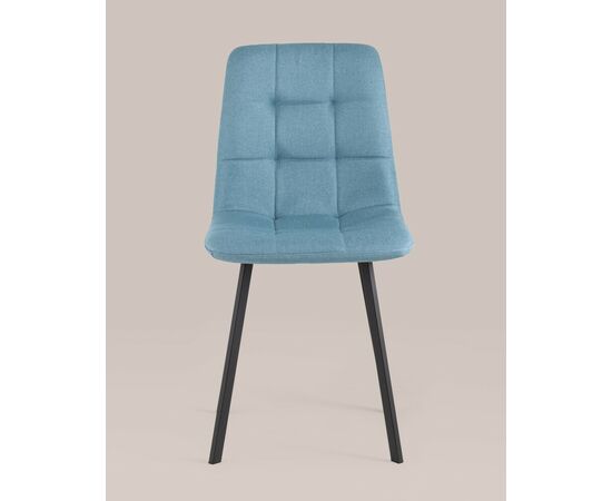 Стул Chilly рогожка голубой, изображение 3 | Интернет магазин мебели и декора LifeDekor