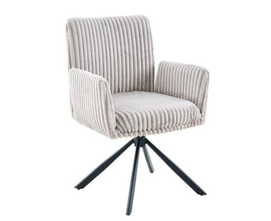 Стул DikLine 6827 т.к Бежевая Velo 30, опоры черные | Интернет магазин мебели и декора LifeDekor