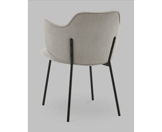 Стул Джиннет NEW велюр светло-серый, изображение 6 | Интернет магазин мебели и декора LifeDekor