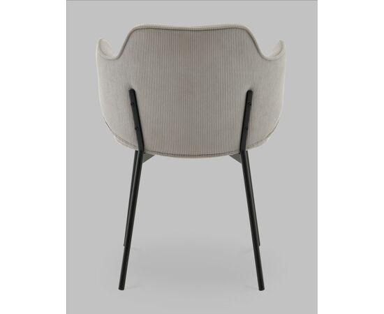 Стул Джиннет NEW велюр светло-серый, изображение 5 | Интернет магазин мебели и декора LifeDekor