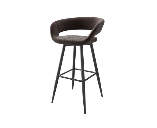 Стул барный Барни Р 900, Черный/BROWN LUX b29 | Интернет магазин мебели и декора LifeDekor