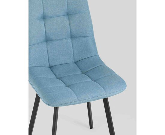 Стул Chilly рогожка голубой, изображение 7 | Интернет магазин мебели и декора LifeDekor