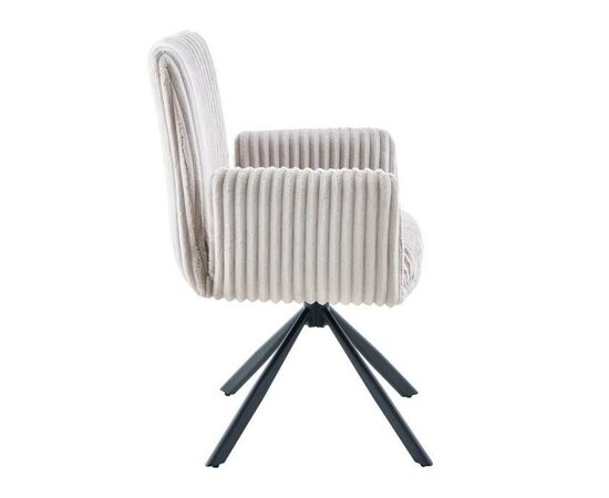 Стул DikLine 6827 т.к Бежевая Velo 30, опоры черные, изображение 4 | Интернет магазин мебели и декора LifeDekor