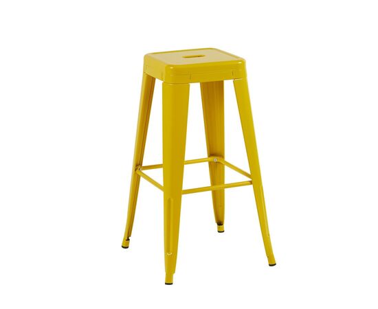 Стул барный TOLIX желтый глянцевый KD, изображение 2 | Интернет магазин мебели и декора LifeDekor