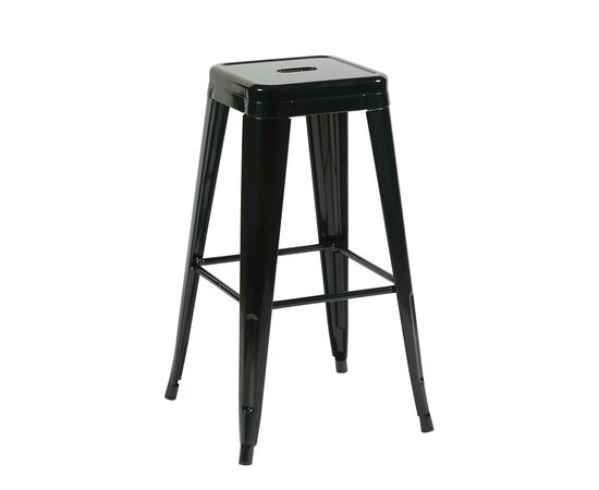 Стул барный TOLIX черный глянцевый KD, изображение 2 | Интернет магазин мебели и декора LifeDekor