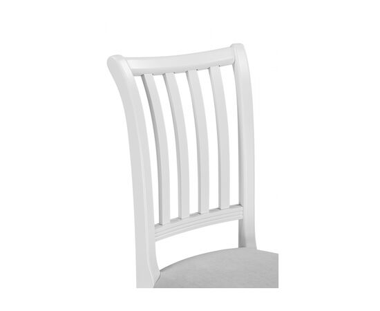 Стул деревянный Фрезино с проножкой серый велюр / белый, изображение 6 | Интернет магазин мебели и декора LifeDekor