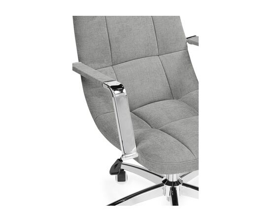Офисное кресло Cradle шенилл серый, изображение 7 | Интернет магазин мебели и декора LifeDekor