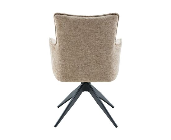 Стул DikLine 6826 т.к Темно-бежевая Raven 34, опоры черные, изображение 5 | Интернет магазин мебели и декора LifeDekor