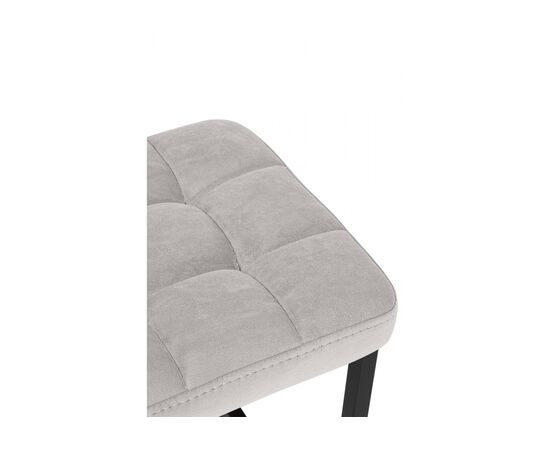 Барный стул Лофт серый (катания сильвер) / черный, изображение 4 | Интернет магазин мебели и декора LifeDekor