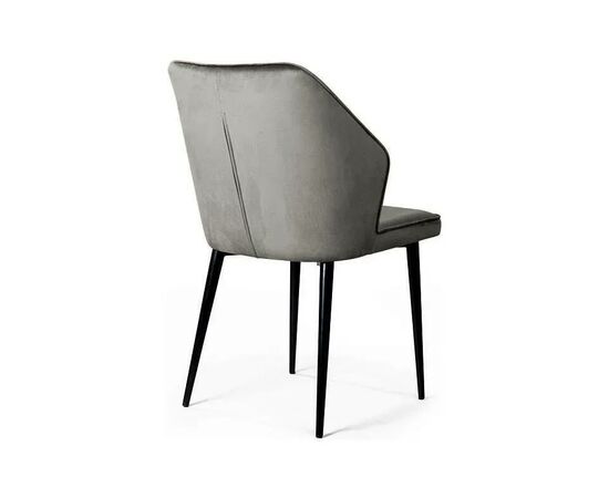 Стул Berg, бархат пепельно-бежевый 25, изображение 7 | Интернет магазин мебели и декора LifeDekor