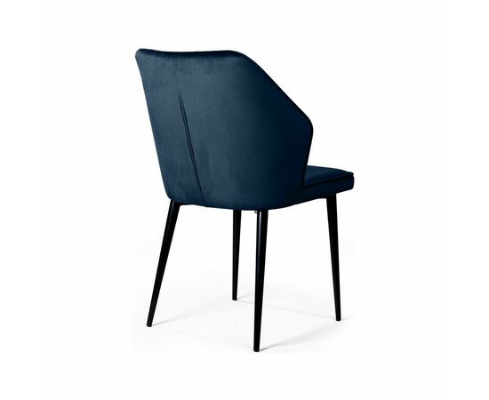 Стул Berg, бархат синий 29, изображение 5 | Интернет магазин мебели и декора LifeDekor
