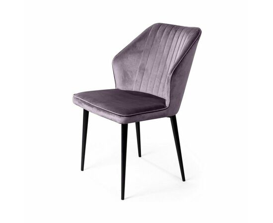 Стул Berg, бархат светло-серый 26, изображение 6 | Интернет магазин мебели и декора LifeDekor