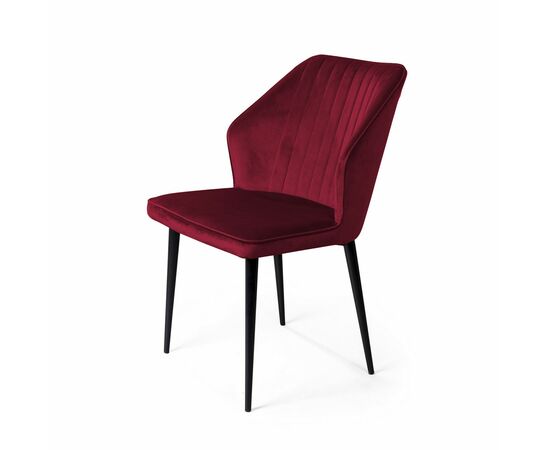 Стул Berg, бархат винно-красный 16, изображение 5 | Интернет магазин мебели и декора LifeDekor