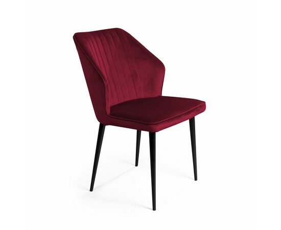 Стул Berg, бархат винно-красный 16 | Интернет магазин мебели и декора LifeDekor
