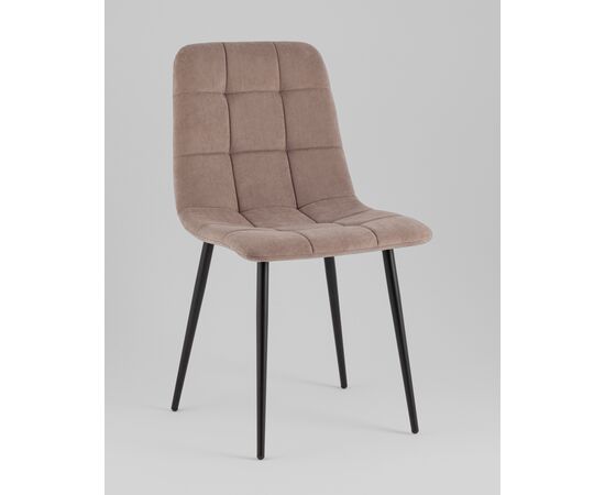 Стул Одди Original велюр латте, изображение 2 | Интернет магазин мебели и декора LifeDekor