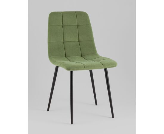 Стул Одди Original велюр пыльно-оливковый, изображение 2 | Интернет магазин мебели и декора LifeDekor