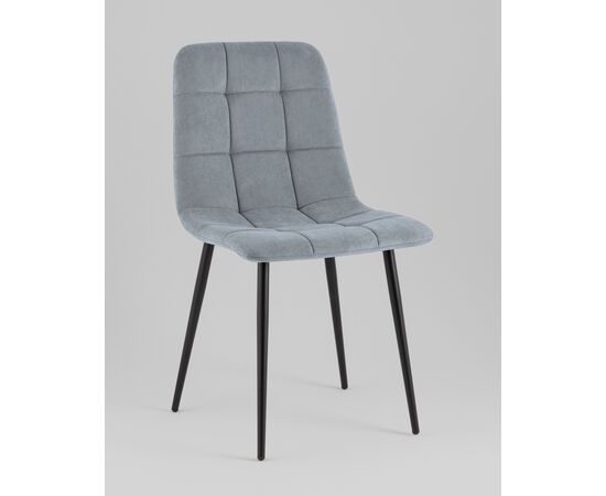 Стул Одди Original велюр серый 4 шт., изображение 2 | Интернет магазин мебели и декора LifeDekor