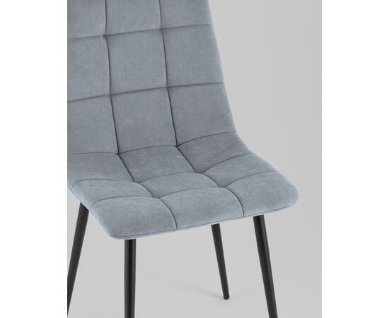 Стул Одди Original велюр серый 4 шт., изображение 8 | Интернет магазин мебели и декора LifeDekor