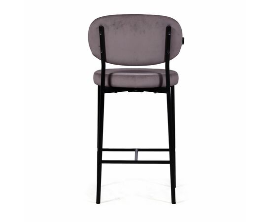 Стул полубарный Mason, бархат серый 27, изображение 6 | Интернет магазин мебели и декора LifeDekor