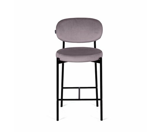 Стул полубарный Mason, бархат серый 27, изображение 7 | Интернет магазин мебели и декора LifeDekor