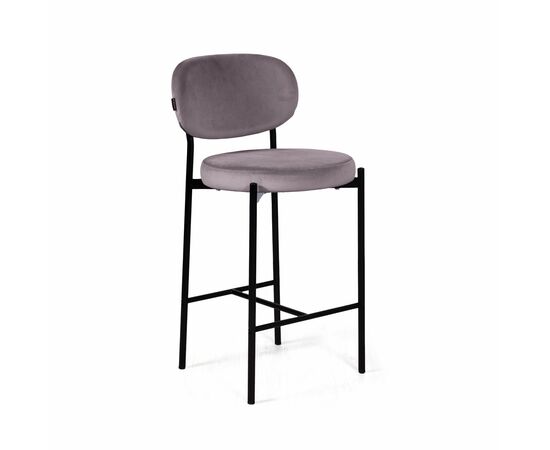 Стул полубарный Mason, бархат серый 27 | Интернет магазин мебели и декора LifeDekor