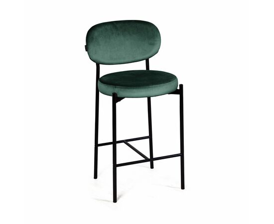 Стул полубарный Mason, бархат зеленый 19, изображение 4 | Интернет магазин мебели и декора LifeDekor