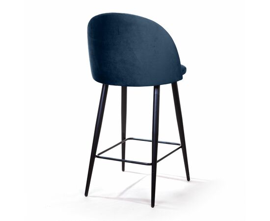 Стул полубарный Thomas, бархат синий 29, изображение 7 | Интернет магазин мебели и декора LifeDekor