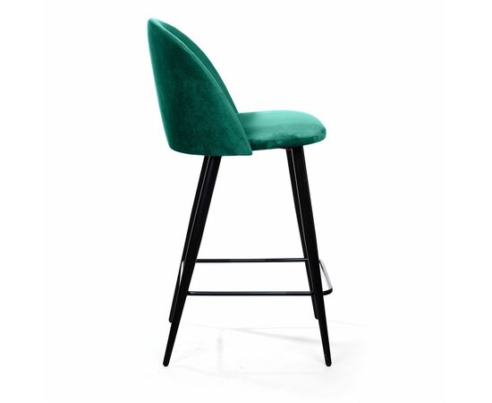 Стул полубарный Thomas, бархат зелёный 19, изображение 5 | Интернет магазин мебели и декора LifeDekor