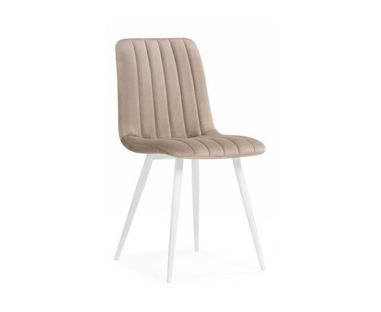 Стул на металлокаркасе Дани бежевый (zd 210) / белый np | Интернет магазин мебели и декора LifeDekor