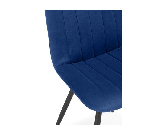 Стул на металлокаркасе Дани синий (zd 798) / черный np, изображение 6 | Интернет магазин мебели и декора LifeDekor